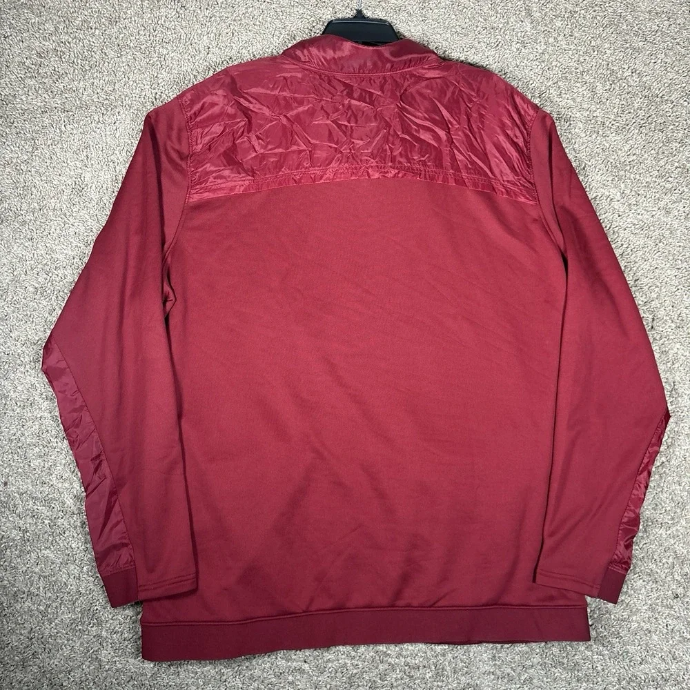 Men's Under Armour UA Command Warm-Up Full-Zip‎ Jacket Track Red 3XL